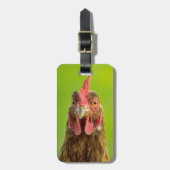 Lustiges Huhn - Adressen-Gepäckanhänger Gepäckanhänger (Vorderseite vertikal)