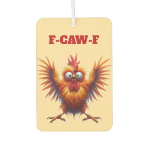 Lustiges Huhn Autolufterfrischer