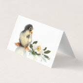 lustiges Huhn ・ geklappte Visitenkarten (Rückseite)