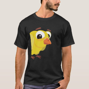 Lustiges Huhn Huhn mit großen Augen für Männer Fra T-Shirt