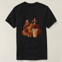 Lustiges Huhn Kaffee Liebhaber Cool Sonnenbrille H