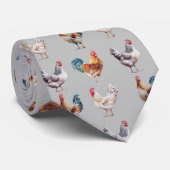 Lustiges Huhn Krawatte (Gerollt)