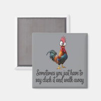 Lustiges Huhn Manchmal Muss Man Einfach Cluck Sage