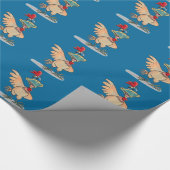 Lustiges Huhn-Packpapier Geschenkpapier (Ecke)