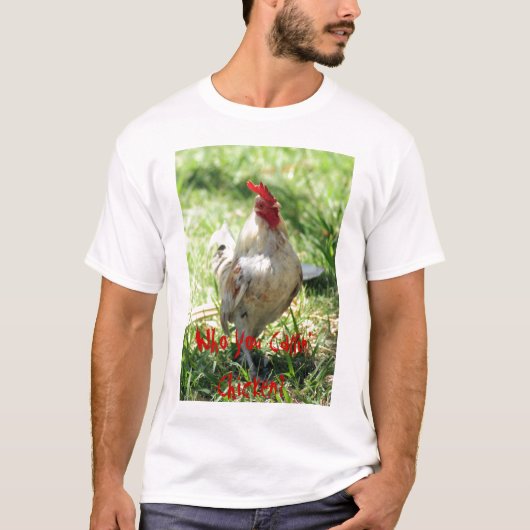 Lustiges Huhn-Shirt T-Shirt (Vorderseite)