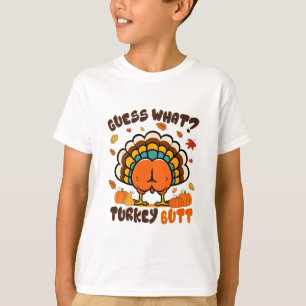 Lustiges Huhn Truthahn Erntedankfest Rate mal Trut T-Shirt