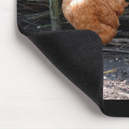 Lustiges Huhn und Hahn Memes mit lustigen Bildern Mousepad (Ecke)