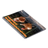 Lustiges Huhn und Hahn Memes mit lustigen Bildern Notizblock (Rechte Seite)