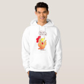 Lustiges Huhn wenig T-Shirt | Cartoon-Huhn T Hoodie (Vorne ganz)