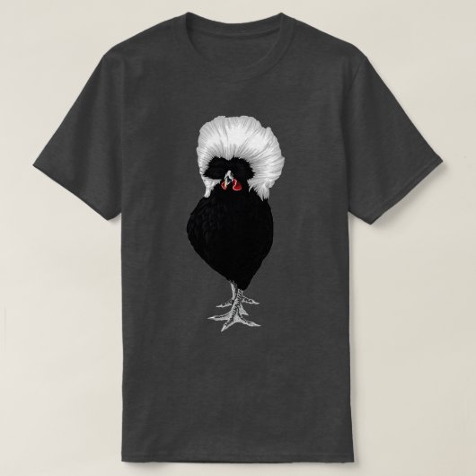 lustiges Hühnchen Niedliches polnisches Hühnchen T-Shirt (Design vorne)