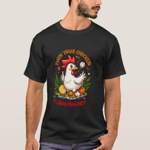 Lustiges Hühner-Koch-Humor-Design Hühnerliebhaber  T-Shirt