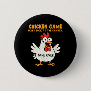 Lustiges Hühner-Spiel Schau nicht auf das Huhn Ani Button