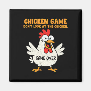 Lustiges Hühner-Spiel Schau nicht auf das Huhn Ani Magnet
