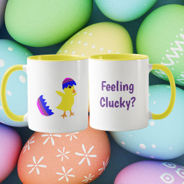 Lustiges Hühnerdesign zum Gackern Tasse