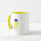 Lustiges Hühnerdesign zum Gackern Tasse (Vorderseite Links)