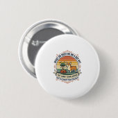 Lustiges Hunde-Freizeit Vintage-Engraving-Zitat T- Button (Vorne & Hinten)