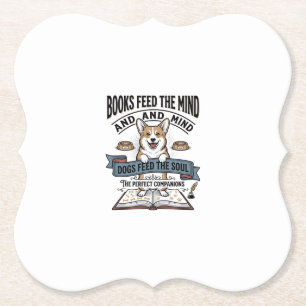 Lustiges Hunde-Leser Vintage-Stich-T-Shirt für Buc Untersetzer