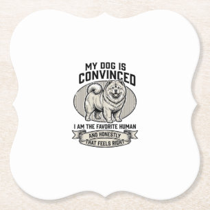 Lustiges Hundeliebhaber-Shirt mit Vintage-graviert Untersetzer
