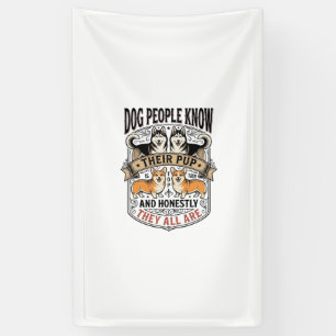Lustiges Hundeliebhaber-Shirt mit Vintage-Hunde-De Banner