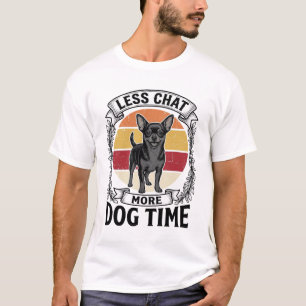 Lustiges Hundeliebhaber-Shirt Vintage Gravur Chihu T-Shirt