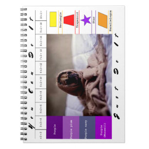 Lustiges Hundespaß-Spiel Notizblock