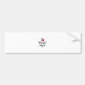 Lustiges Hundezitat Autoaufkleber (Vorne)