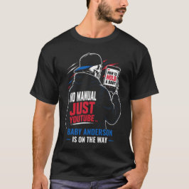 Lustiges individuelles Geschenk für den neuen Papa T-Shirt