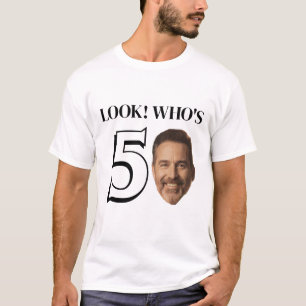 Lustiges individuelles Gesicht - Schau wer 50 wird T-Shirt