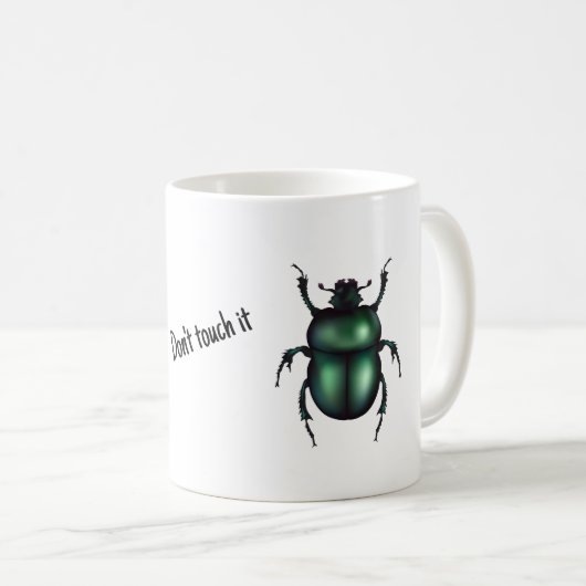 Lustiges Insekt Kaffeetasse (VorderseiteRechts)