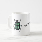 Lustiges Insekt Kaffeetasse (Vorderseite Links)