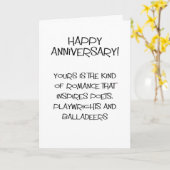 lustiges inspirierendes Jubiläum Karte (Gelbe Blume)