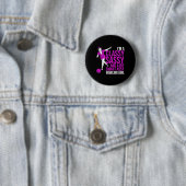 Lustiges intelligentes Bowling-Mädchen-Geschenk fü Button (Beispiel)