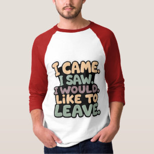 Lustiges Introvertiertes Pastell-Blasen-Raglan-Shi T-Shirt