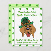 Lustiges irisches einladung (Vorne/Hinten)