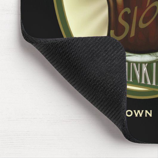 Lustiges irisches Stout personalisiertes Mousepad (Ecke)