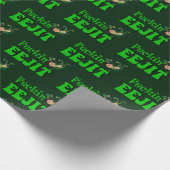 lustiges irisches unhöfliches Beleidigung feckin Geschenkpapier (Ecke)