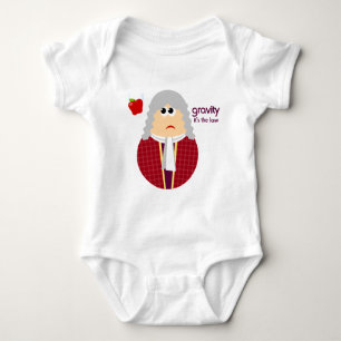 Lustiges Isaac- NewtonSäuglings-Shirt Baby Strampler