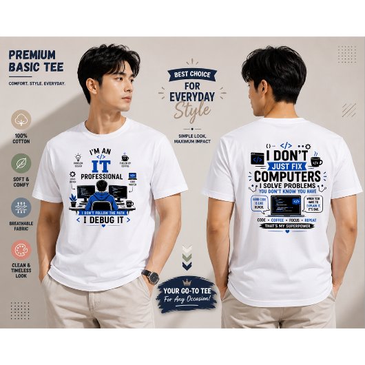 Lustiges IT-Experten-Design - IT-Coding-Zitat T-Shirt
