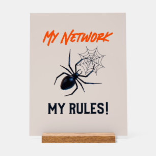Lustiges IT-Netzwerk-Admin-Humor-Geschenk Acrylschild