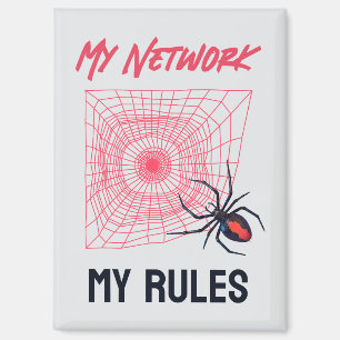 Lustiges IT-Netzwerk-Admin-Humor-Geschenk Magnet