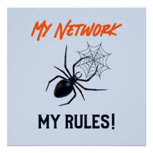 Lustiges IT-Netzwerk-Admin-Humor-Geschenk Poster