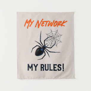 Lustiges IT-Netzwerk-Admin-Humor-Geschenk Wandteppich