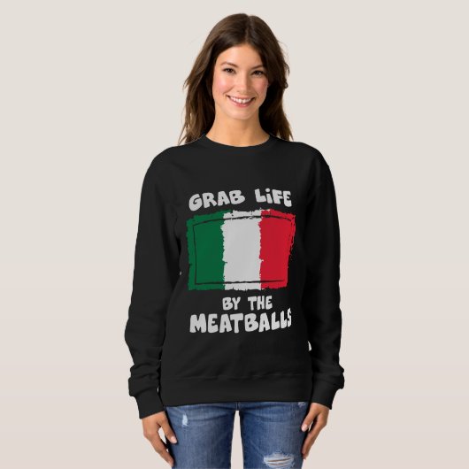 Lustiges italienisches sweatshirt (Vorne ganz)
