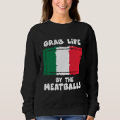 Lustiges italienisches sweatshirt (Vorderseite)
