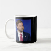 Lustiges J.d Vance Meme Vizepräsident Dete Gesicht Kaffeetasse (Links)