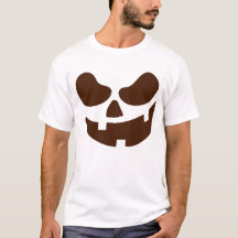 Lustiges Jack-o'-Lantern-Gesicht Halloween T-Shirt