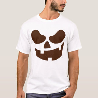 Lustiges Jack-o'-Lantern-Gesicht Halloween T-Shirt