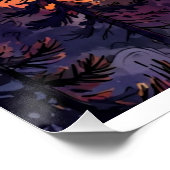 Lustiges Jersey-Teufel-Kryptid-Poster Poster (Ecke)