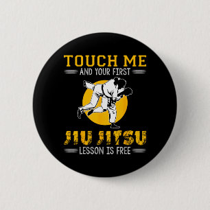Lustiges Jiu Jitsu Brasilianisches BJJ Fass Mich A Button