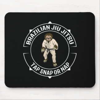 Lustiges Jiu Jitsu Faultier Team - BJJ und Grappli Mousepad